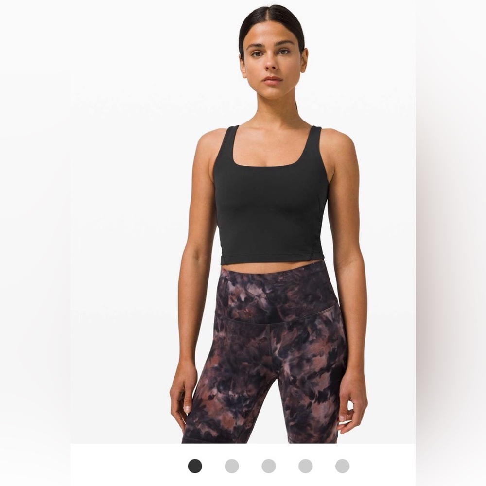Lululemon Nulu Fold Tight Crop Yoga Tank Top